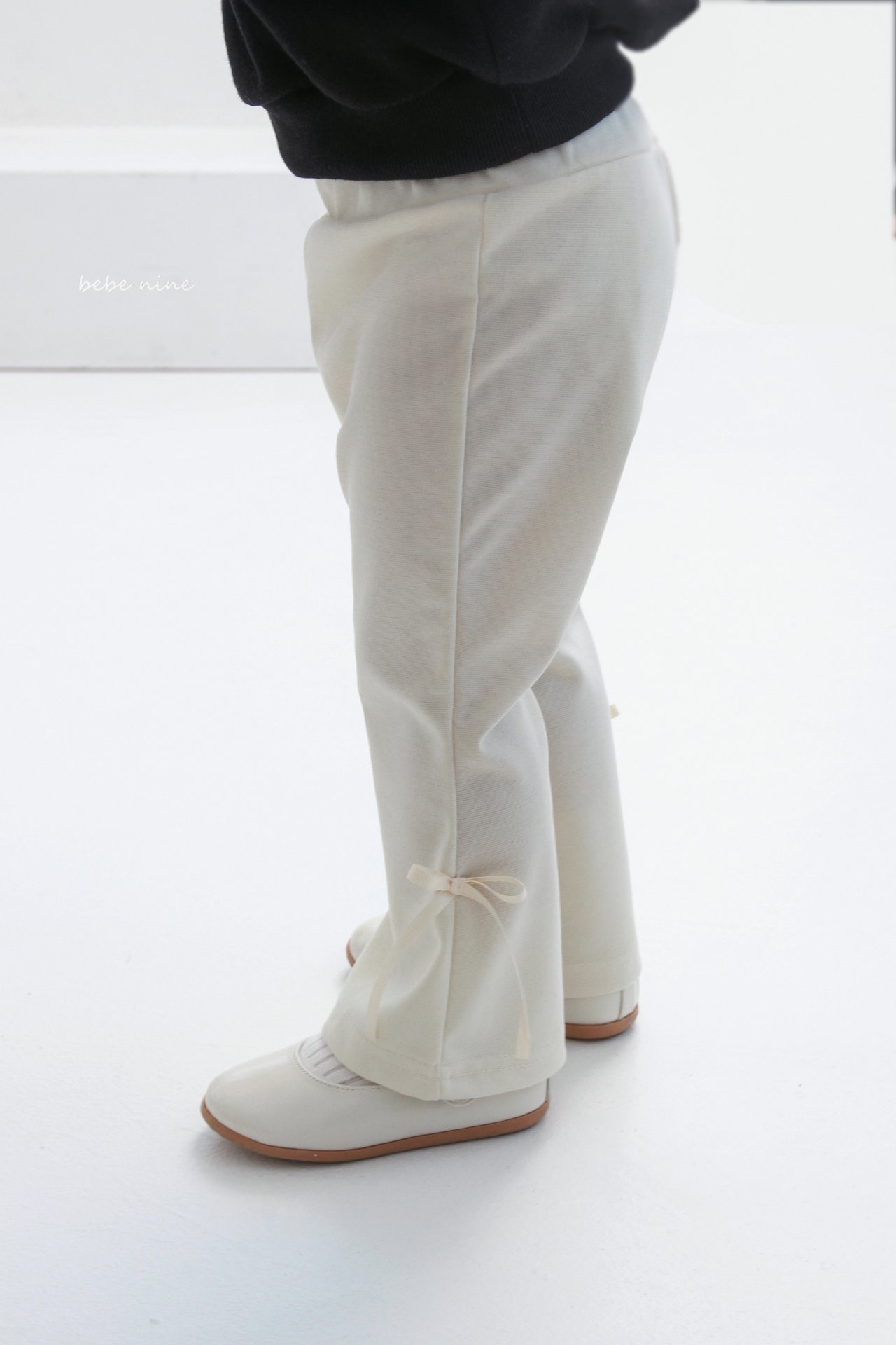 🌸預訂 韓國直送🌸🇰🇷Bebenine兩色絲帶喇叭褲