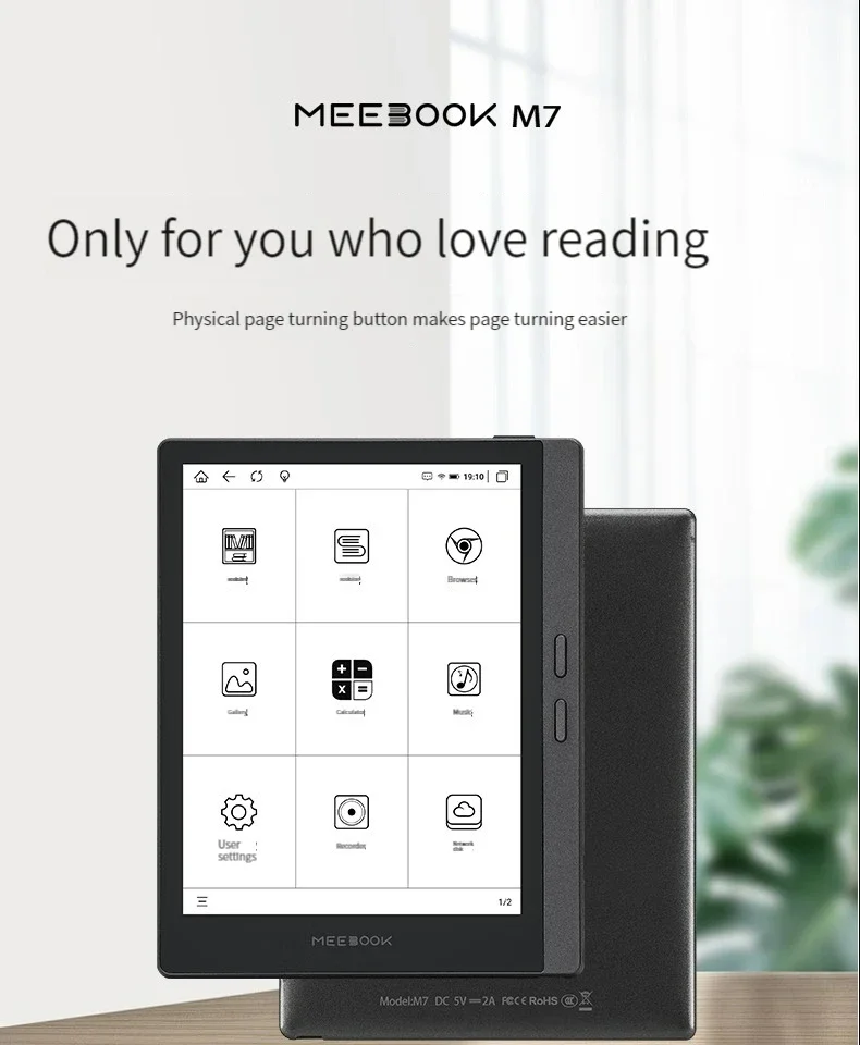 一年保養🌟 MEEBOOK M7 6.8吋電子書閱讀器 (送原裝機套) (預購產品)