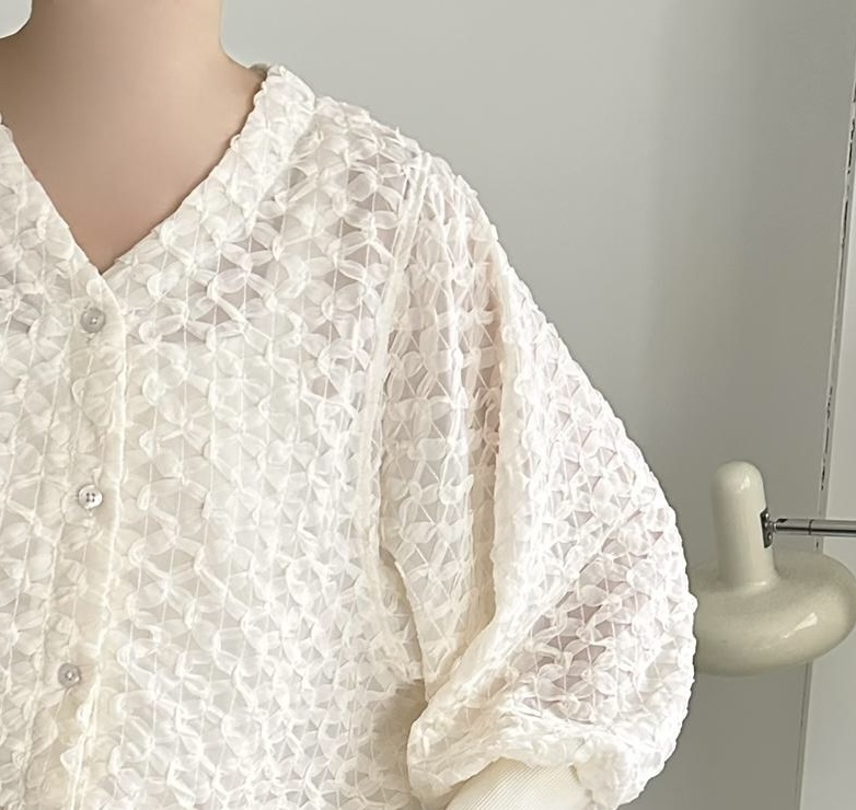 立體暗紋外套