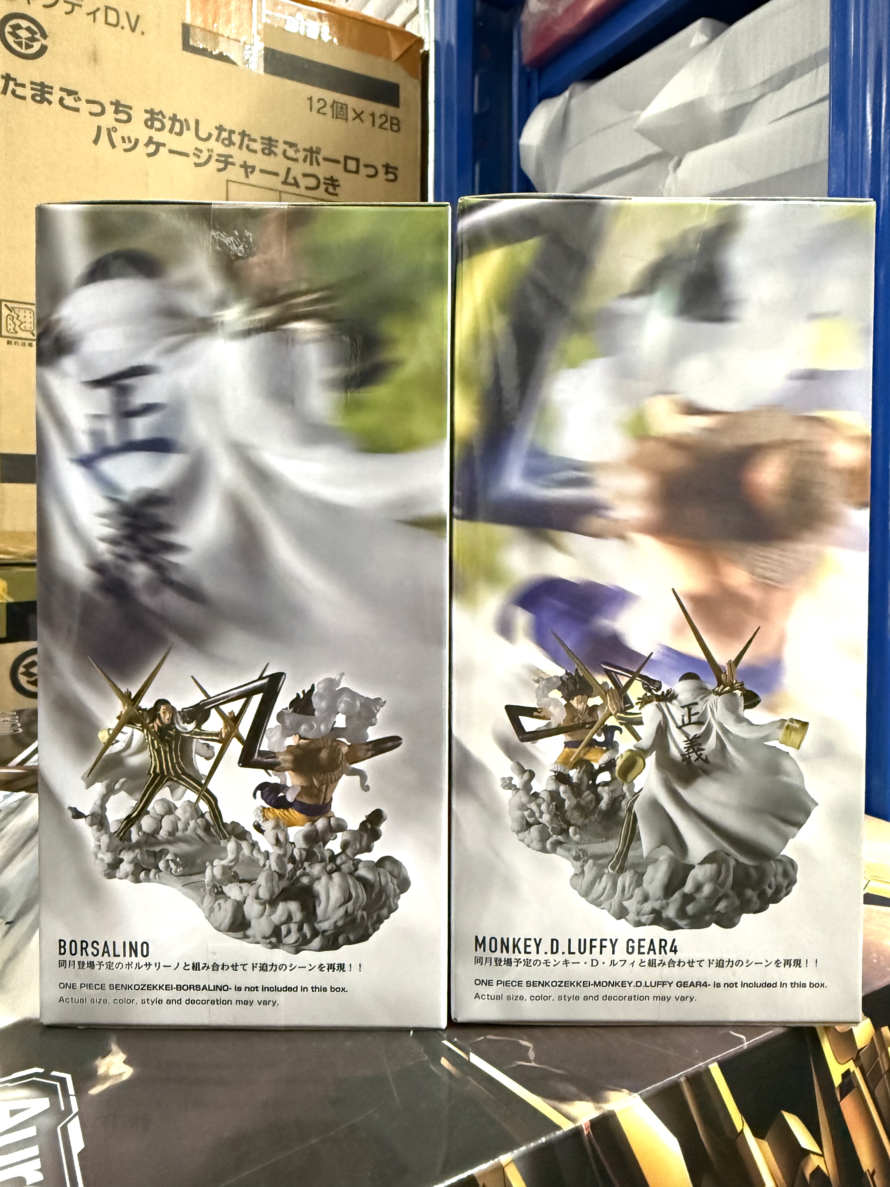 海賊王 戰光絕景 蒙奇·D·路飛（四檔「蛇人」型態） VS 波爾薩利諾（黃猿）景品 figure 