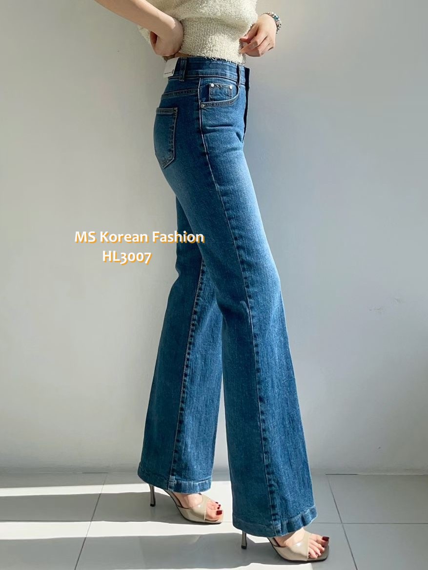 HL3007 韓國🌼Howluk春版熨線定型喇叭牛