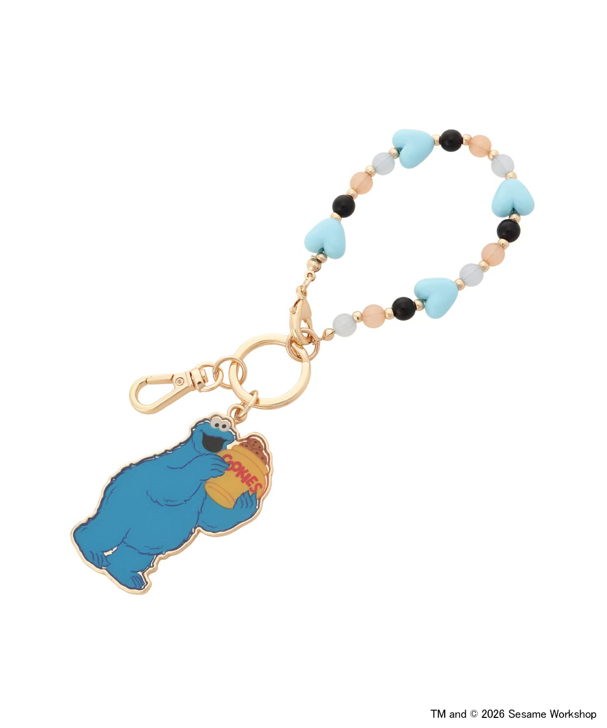 🌸 【預訂】Cookie Monster Bag Charm - SAMANTHAVEGA x SESAME STREET