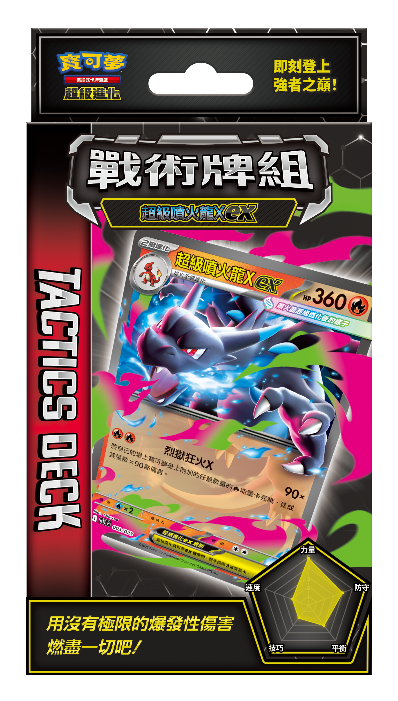 【預訂】PTCG 繁體中文版 寶可夢卡牌遊戲 超級進化 - 「戰術牌組」