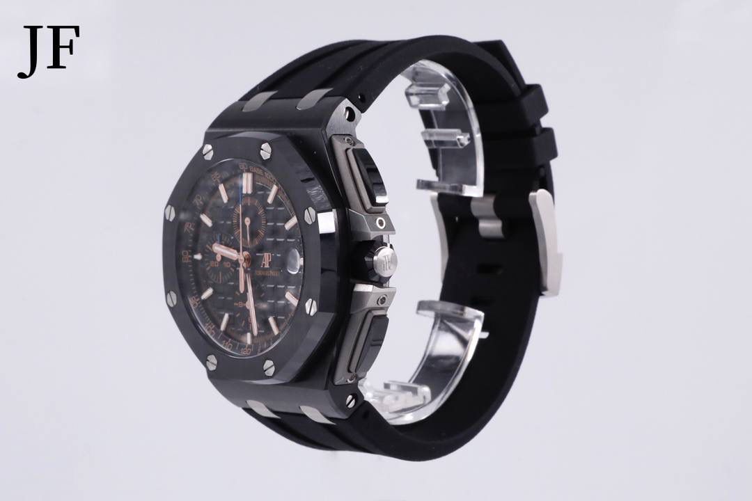 🚀AP 皇家橡树离岸型 大熊猫计时码表 AP 26400 精钢表壳 陶瓷表圈 双面蓝宝石镜面 3126机芯 橡胶表带 精钢针扣 直径44mm💯