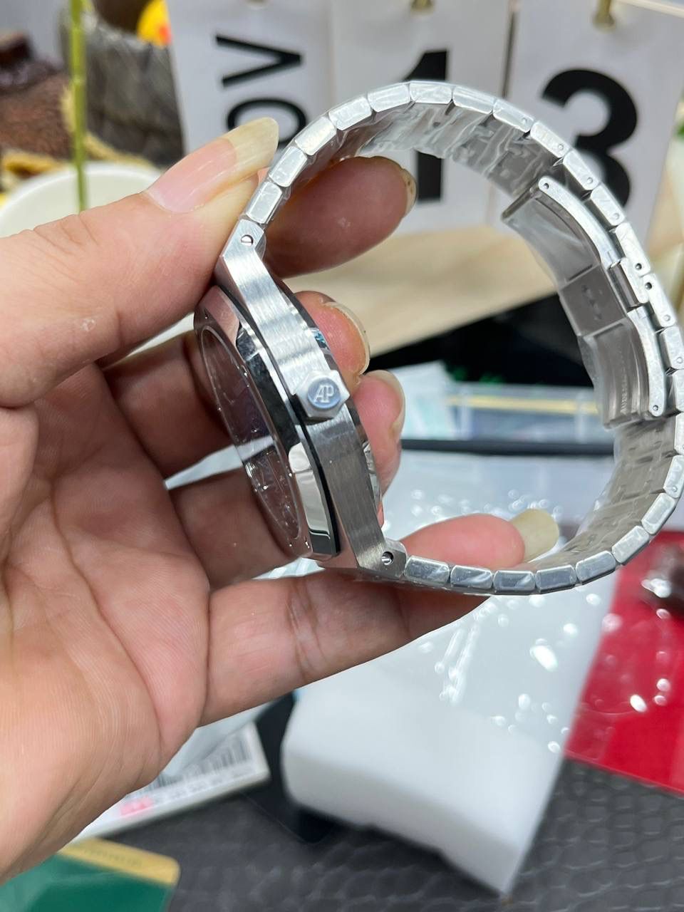 🚀爱彼150周年皇家橡树26730ST飞轮系列/41mm*12.5mm/搭载Caliber2950一体手动飞轮机械💯