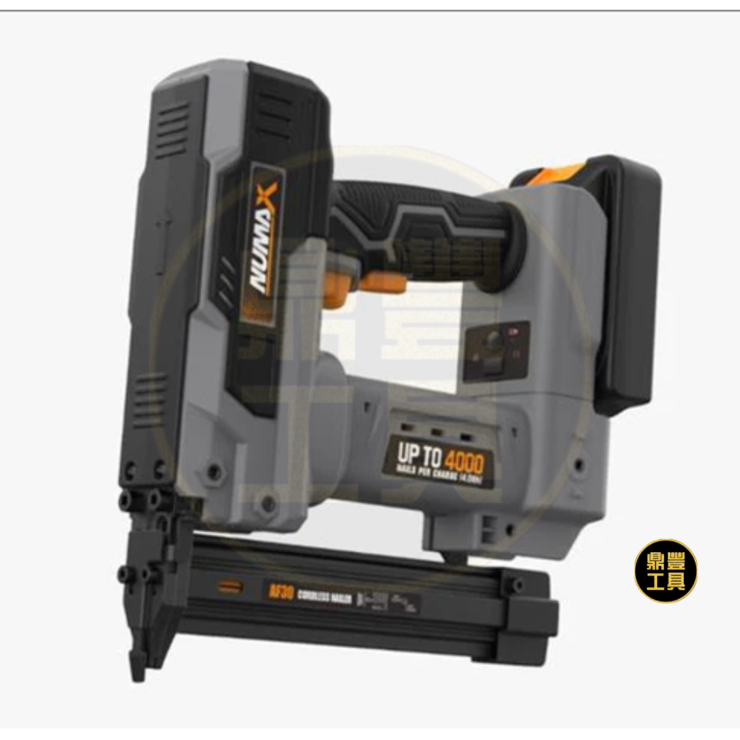 NUMAX S20V1830 LDNF30 18V鋰電F釘槍 (2.0Ah電池x2 配2A充電器)