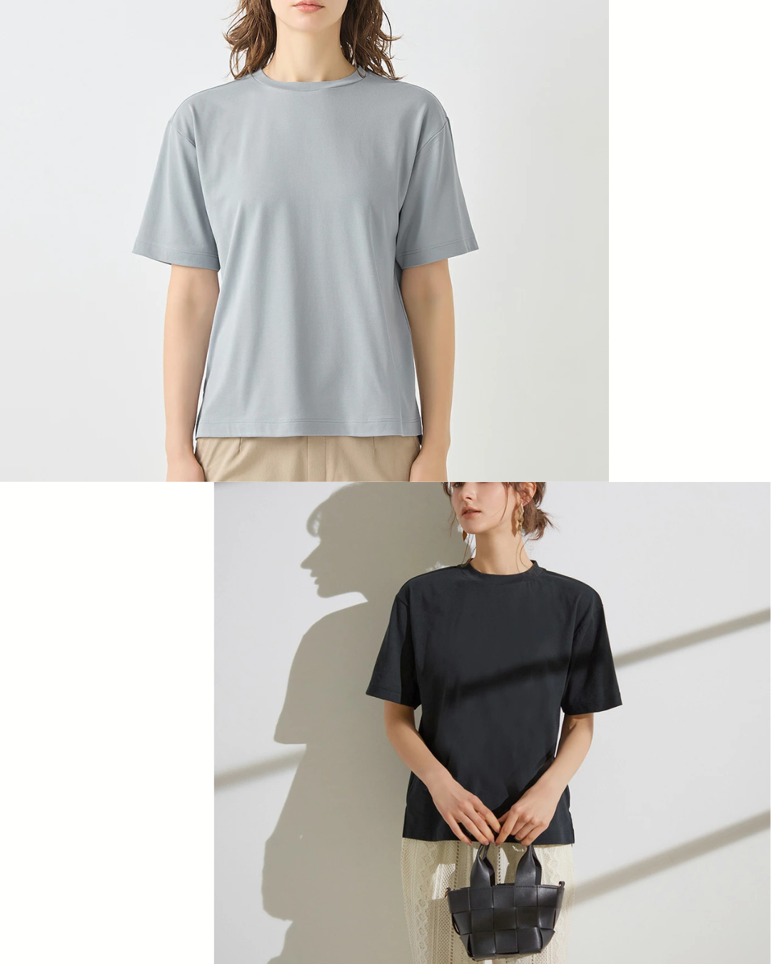 日本代購【 2026新色 日本直送 Gunze Fitte 有機棉 快乾T恤 | mix organic cotton quick dry tee ~ 5分袖 】﻿