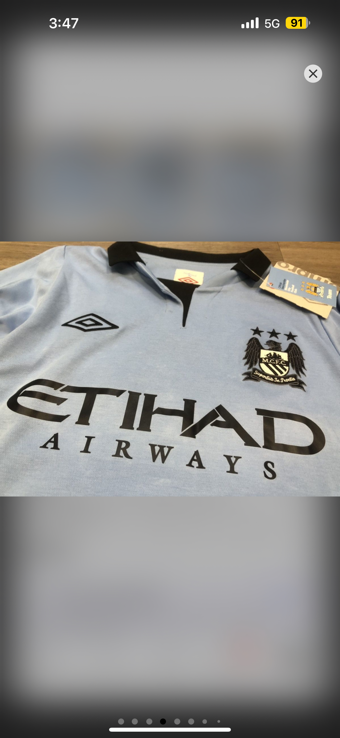 Manchester City 12/13 Longsleeves shirt #16 Aguero (bnwt)