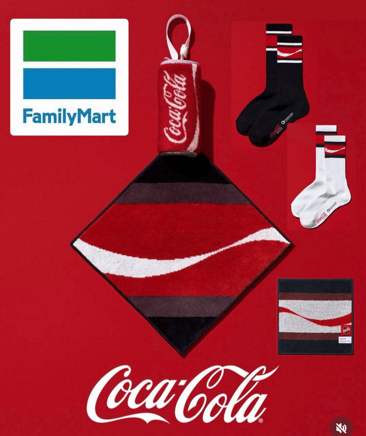 全球狂熱的6月 FIFA正式到來🔥 CONVENIENCE WEAR × Coca-Cola 也宣布二度聯名啦！毛巾