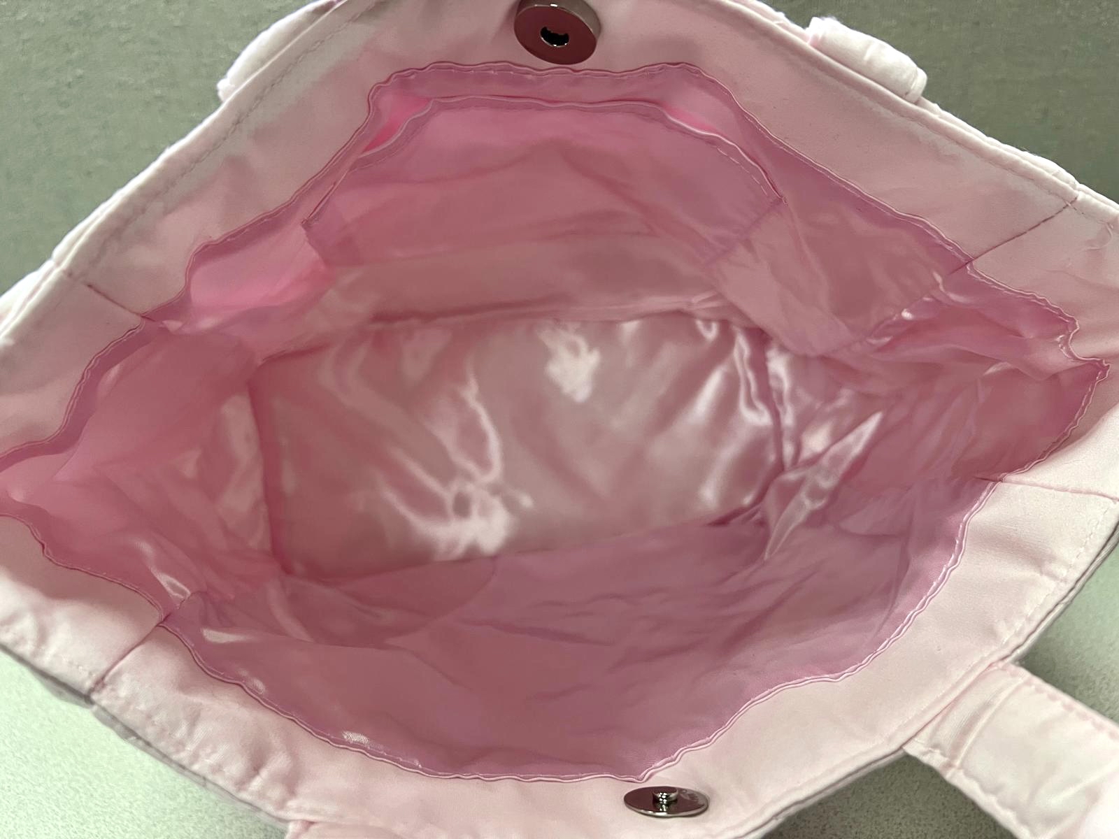 🎌日本直送🎌 Melody 刺繡格仔立體頭形手挽袋