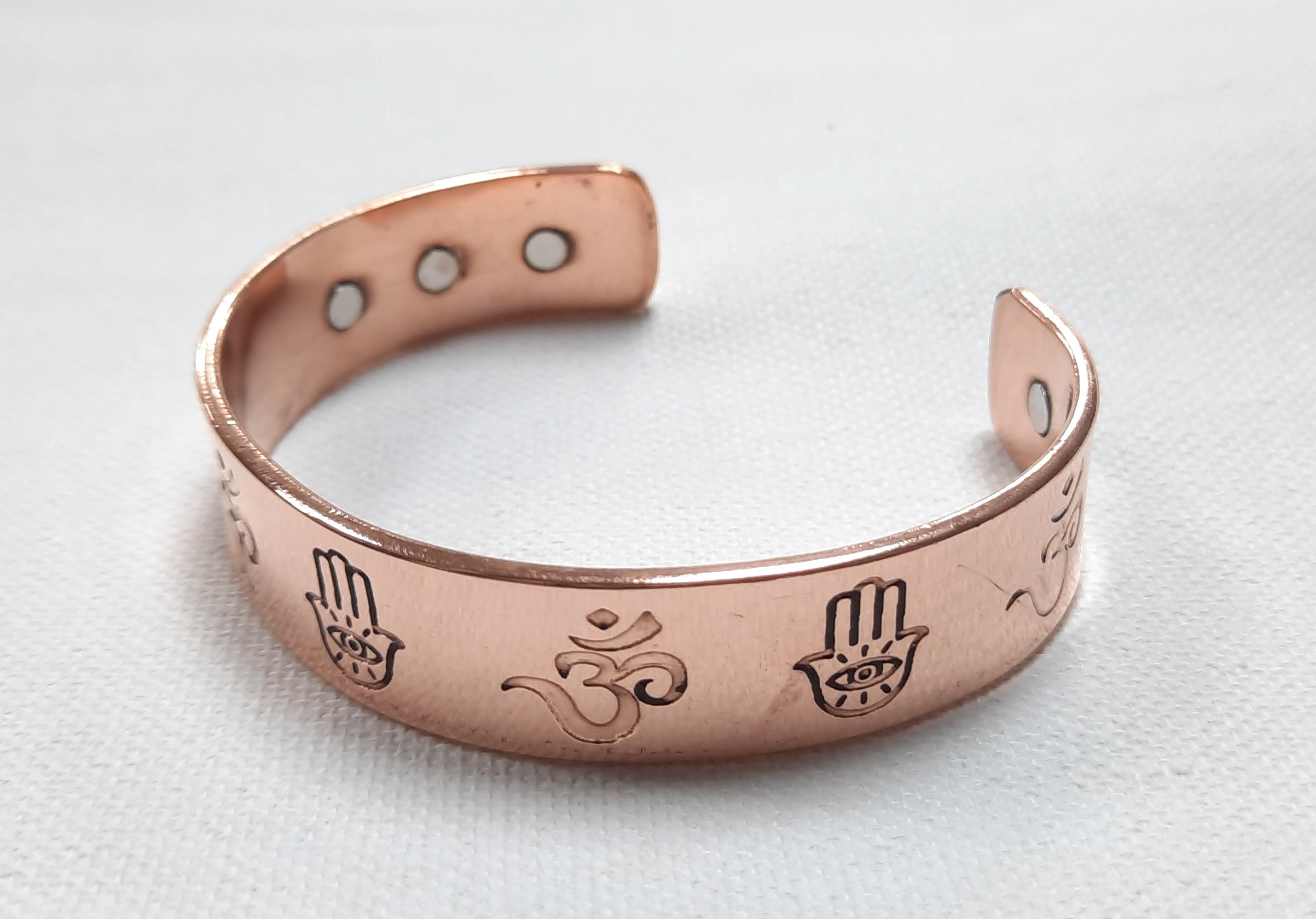 印度純銅磁石手環 (幸運之手)  India Copper Magnetic Bracelet (Hamsa Hand)