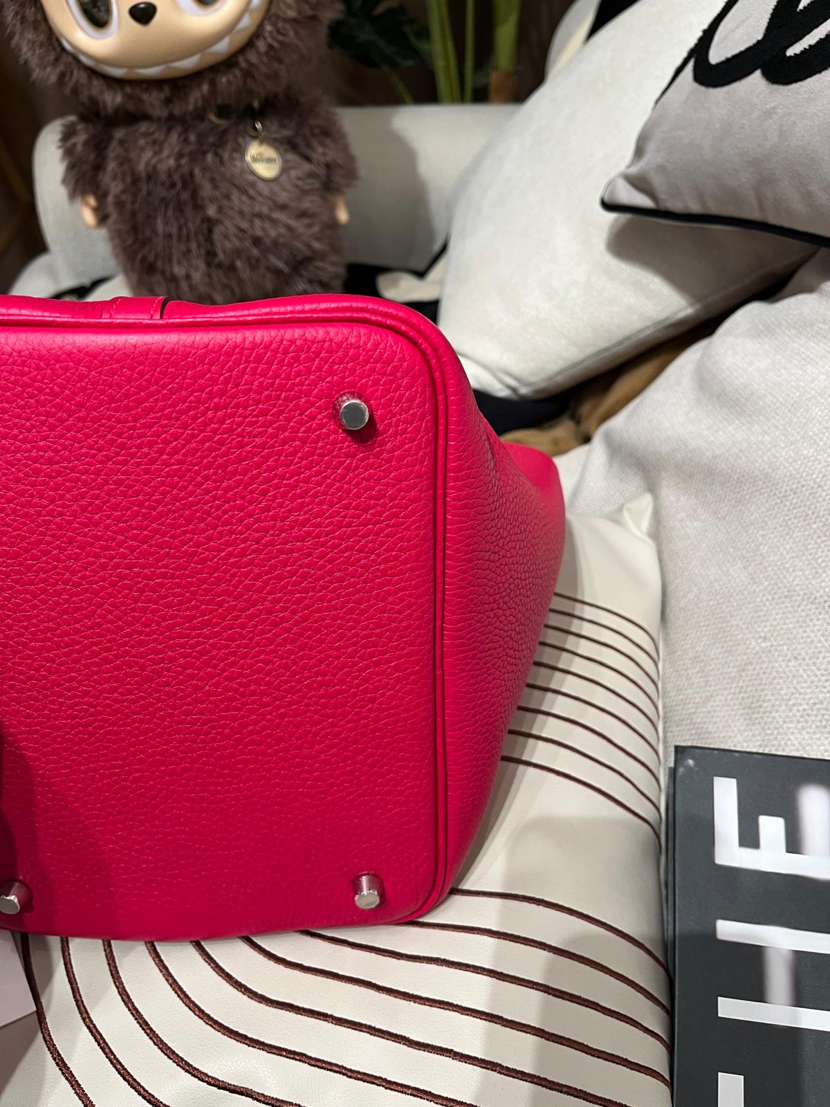 全新未使用品 Hermes Picotin 22 Stamp Z Framboise 100%Authentic, unused 未使用品✅專門店收據✅Key Lock✅Dust bag✅Box