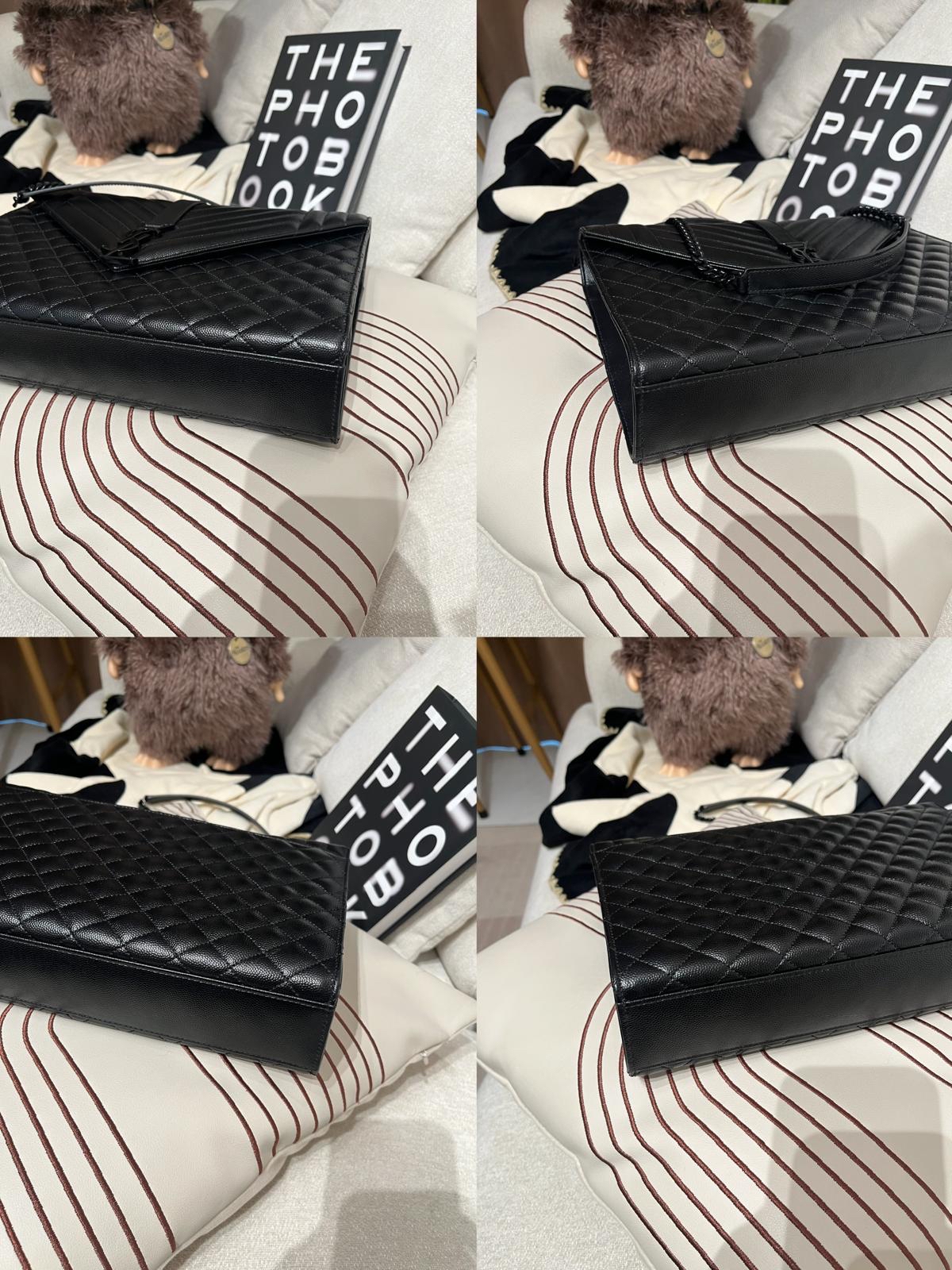 Ysl envelope large so black  100%Authentic ,99%new Unused✅dust bag✅booklet 📣專門店售價  $25,100 ❗️❗️📣 