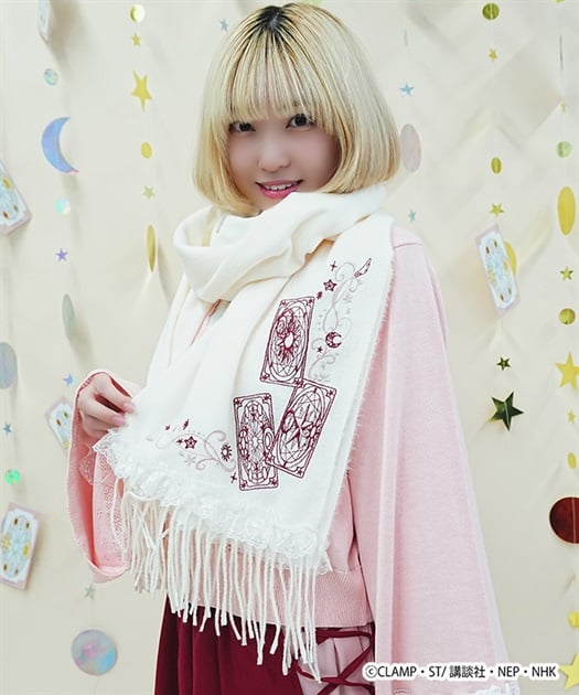 刺繡披肩 Shawl｜axes femme X 百變小櫻 聯乘 第二彈 (Cardcaptor Sakura) 【預購】 (26SK123-P)