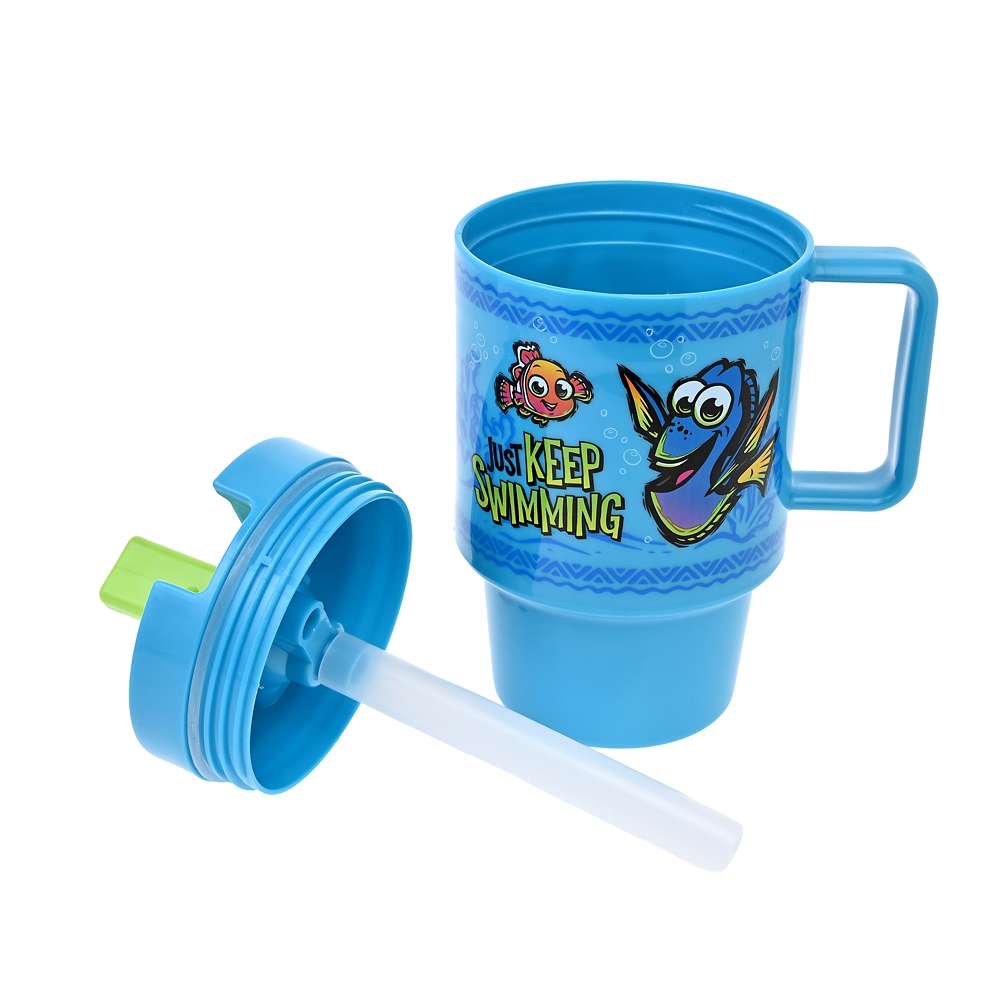 🎀【預訂】Disney Nemo Just Keep Swimming 水杯連飲管 530ml