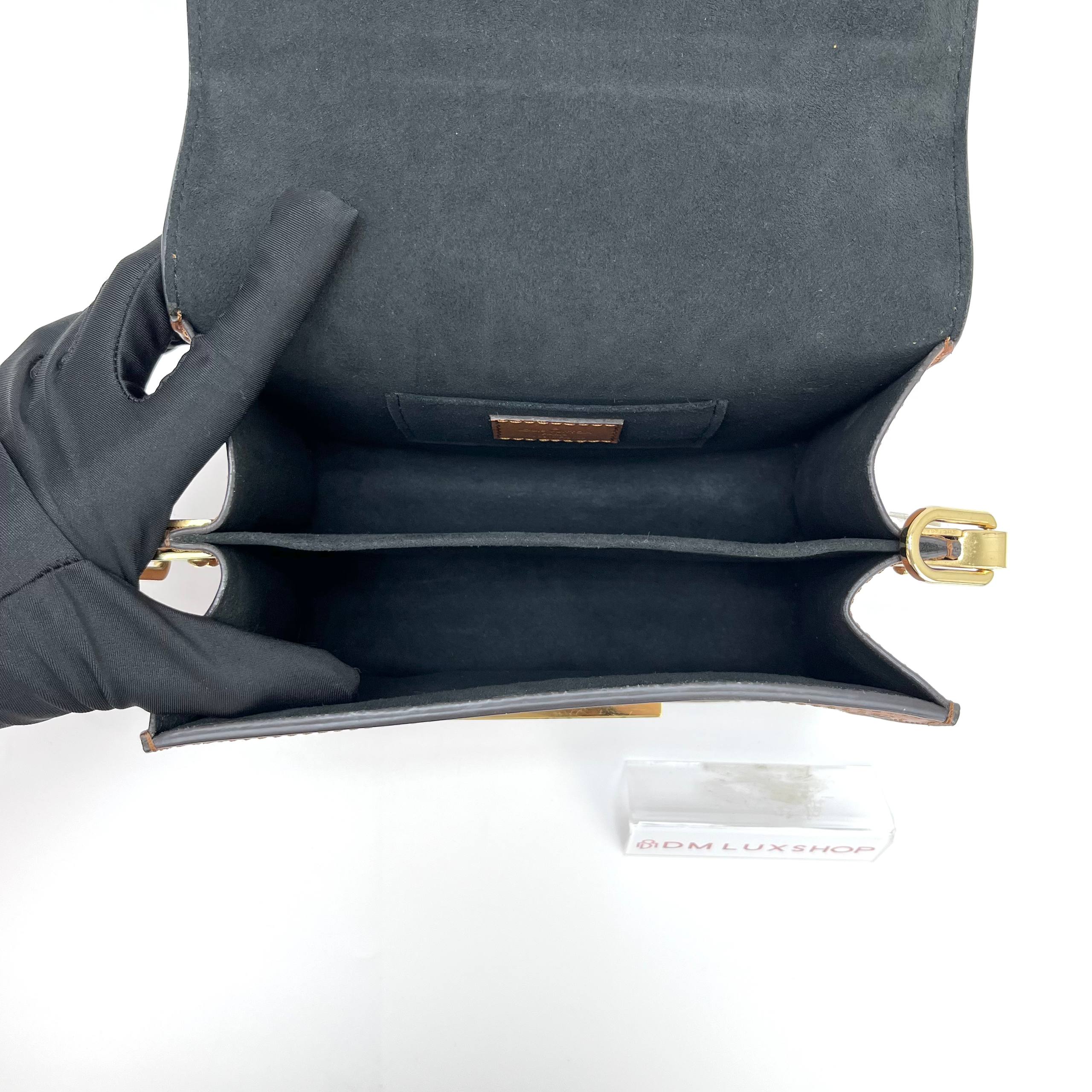 LV Reverse Monogram Mini Dauphine GHW
