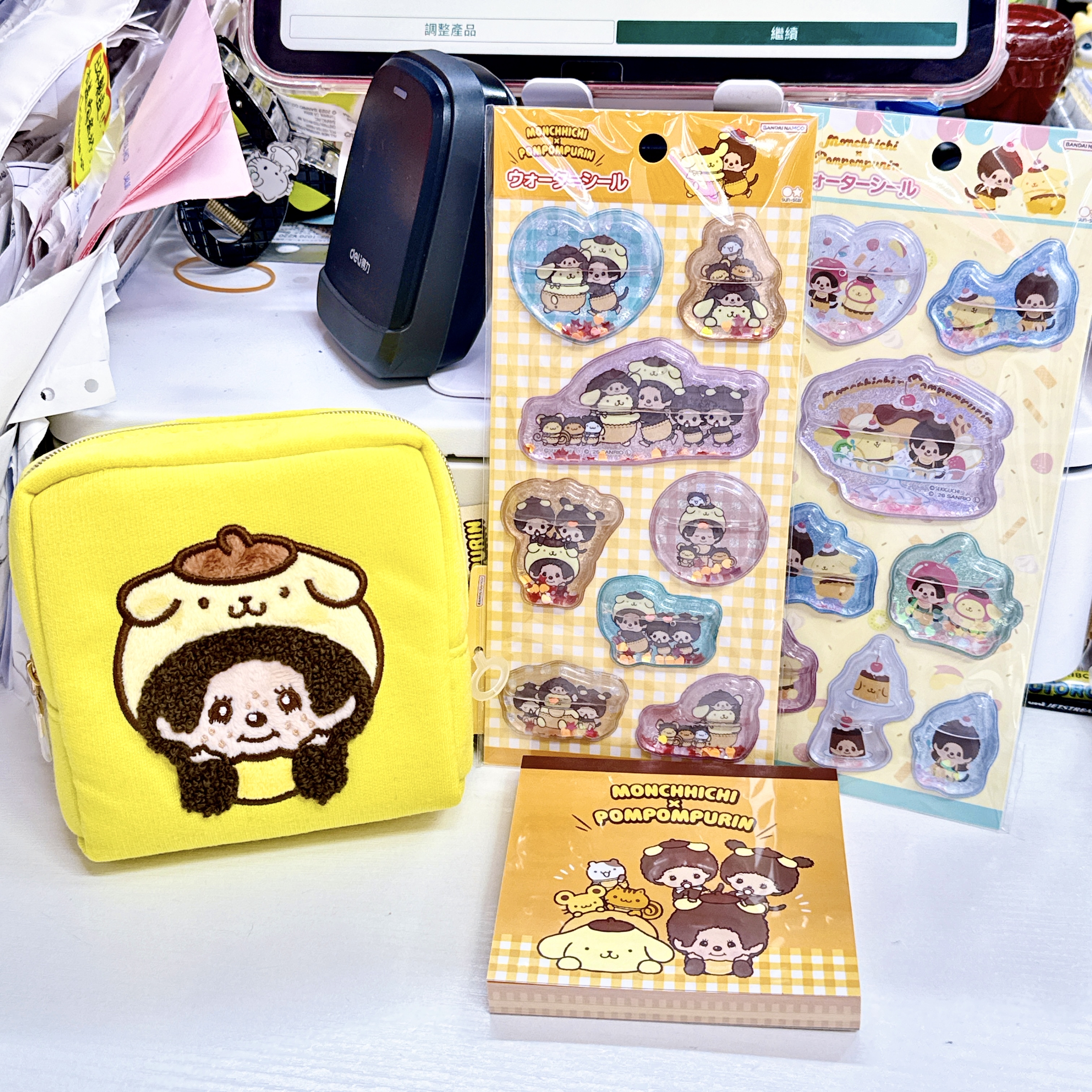 日本版布甸狗 x Monchhichi 系列商品
