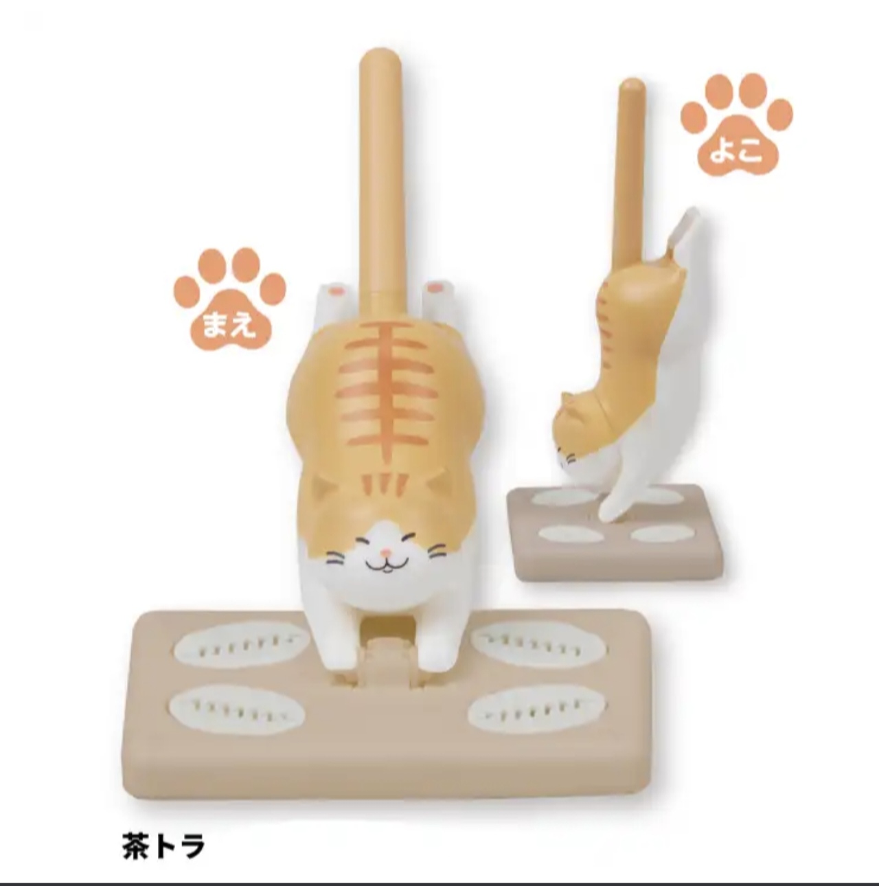 Brown Tabby Tabletop Cleaner Fukimaru 210223 貓咪
