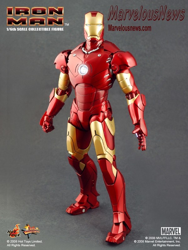 Hottoys Ironman Mark III可動figure 1/6 鋼鐵人 Mk 3 鐵甲奇俠 鋼鐵俠 