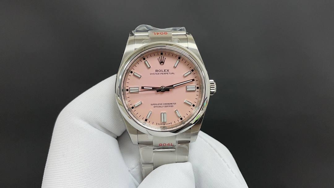 🥇劳力士 蚝式恒动 粉 3230 顶级品质 出货实拍✈️