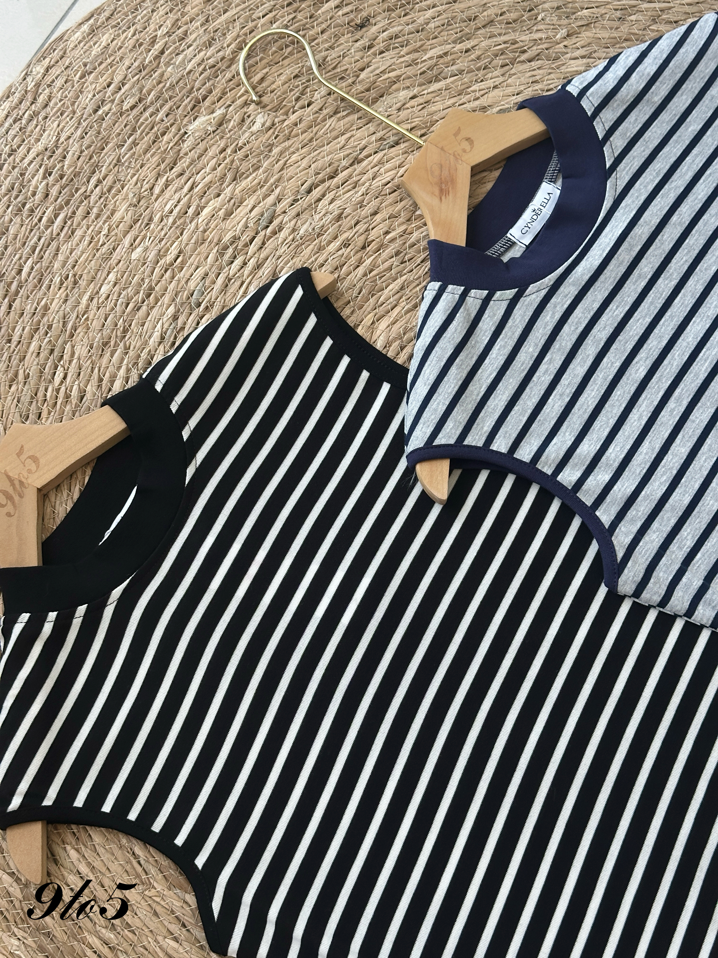 T4237 Sleeveless Stripe Top - 4 Colors 