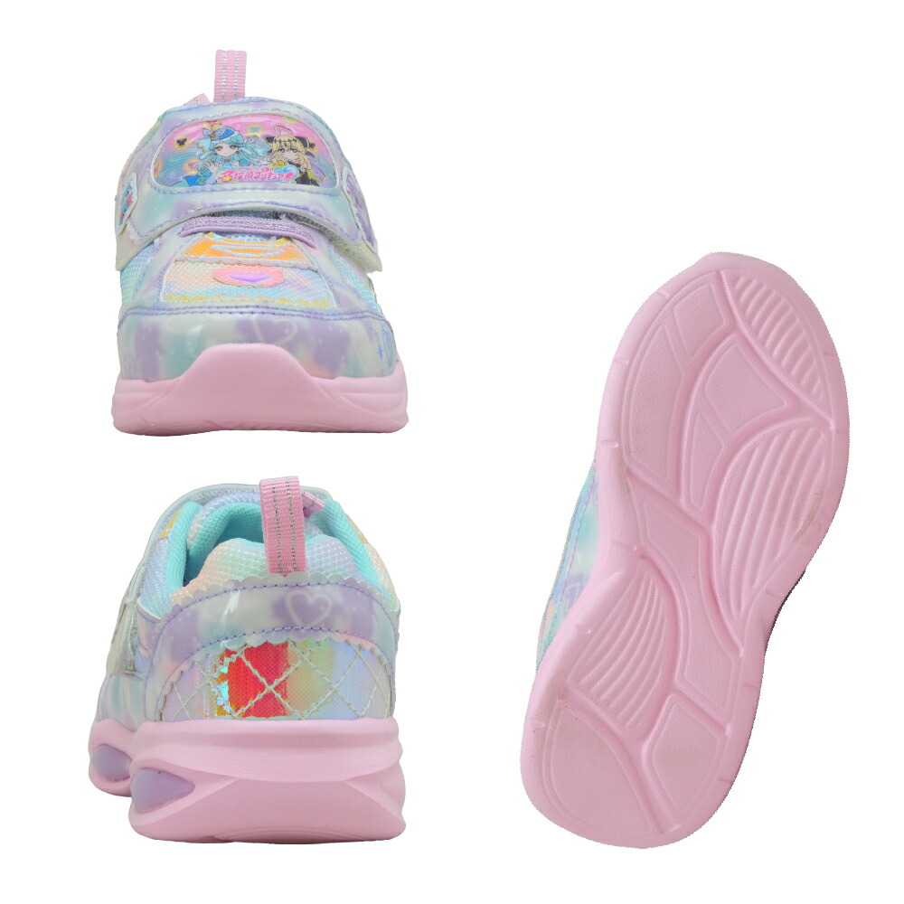 名偵探光之美少女 PreCure 兒童閃燈鞋 兒童波鞋 #P-PCG1011 [KOMARIYO] (BACK-ORDER)