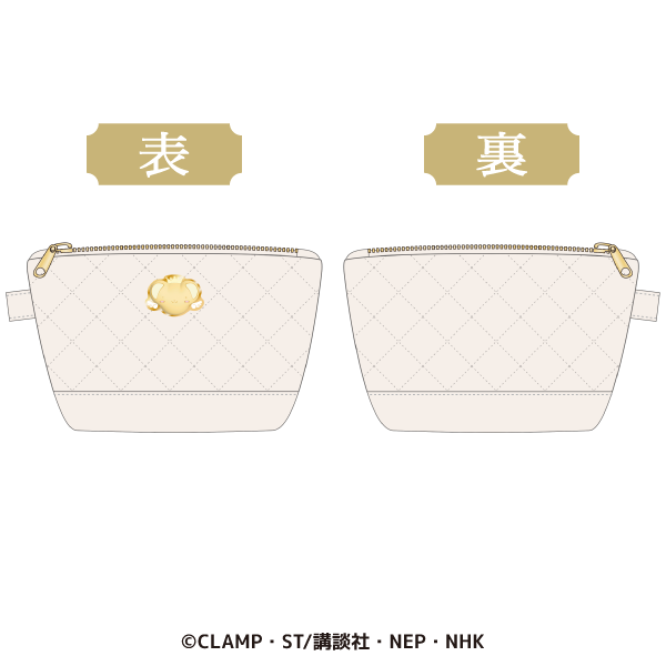 化妝包 Pouch｜百變小櫻 透明牌篇 X SMILE BASE CAFE 事後通販 (Cardcaptor Sakura) 【預購】(26SK136I-P)