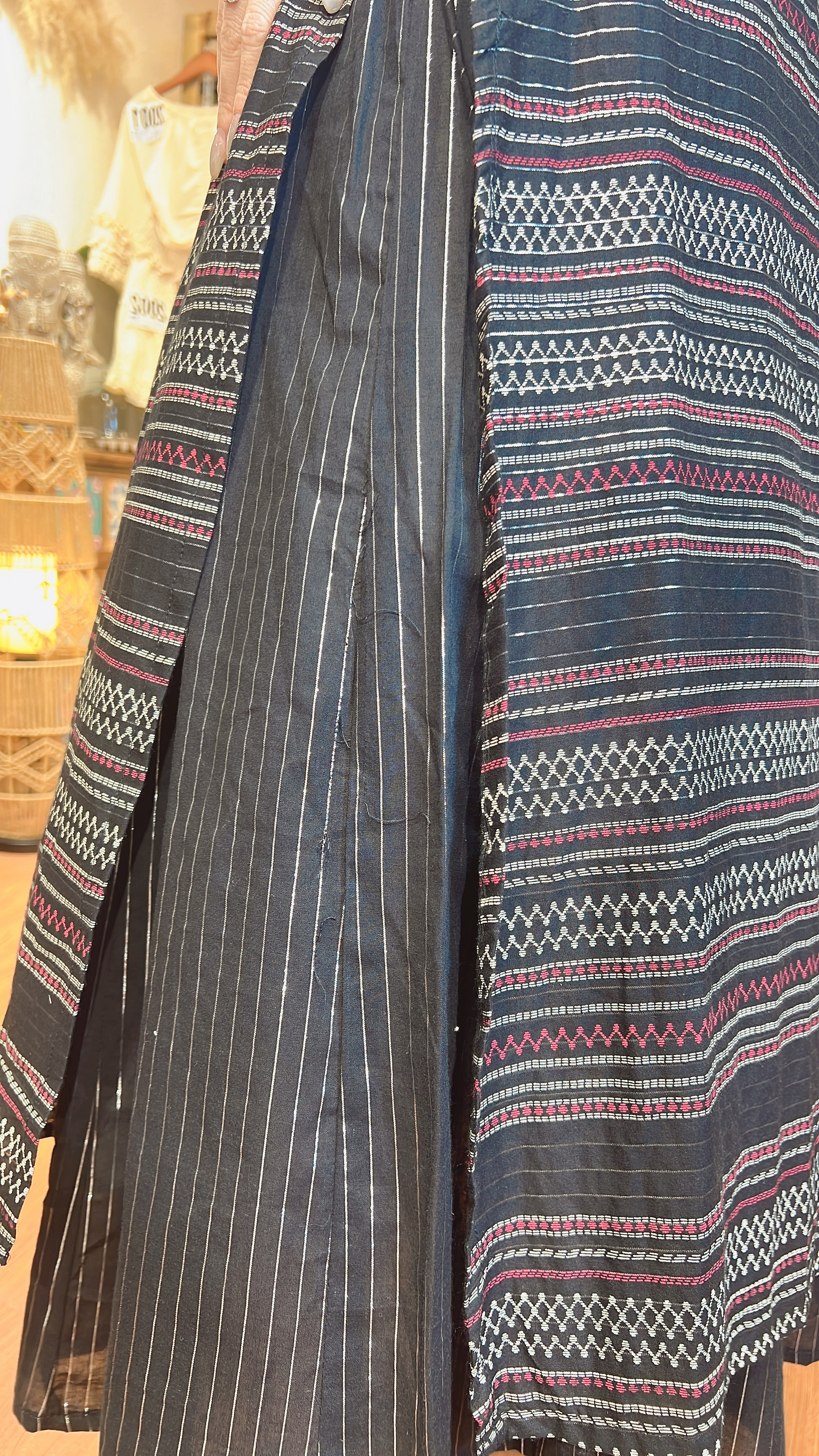 2030 Fake 2 Piece 2 pattern Mix sleeveless OP