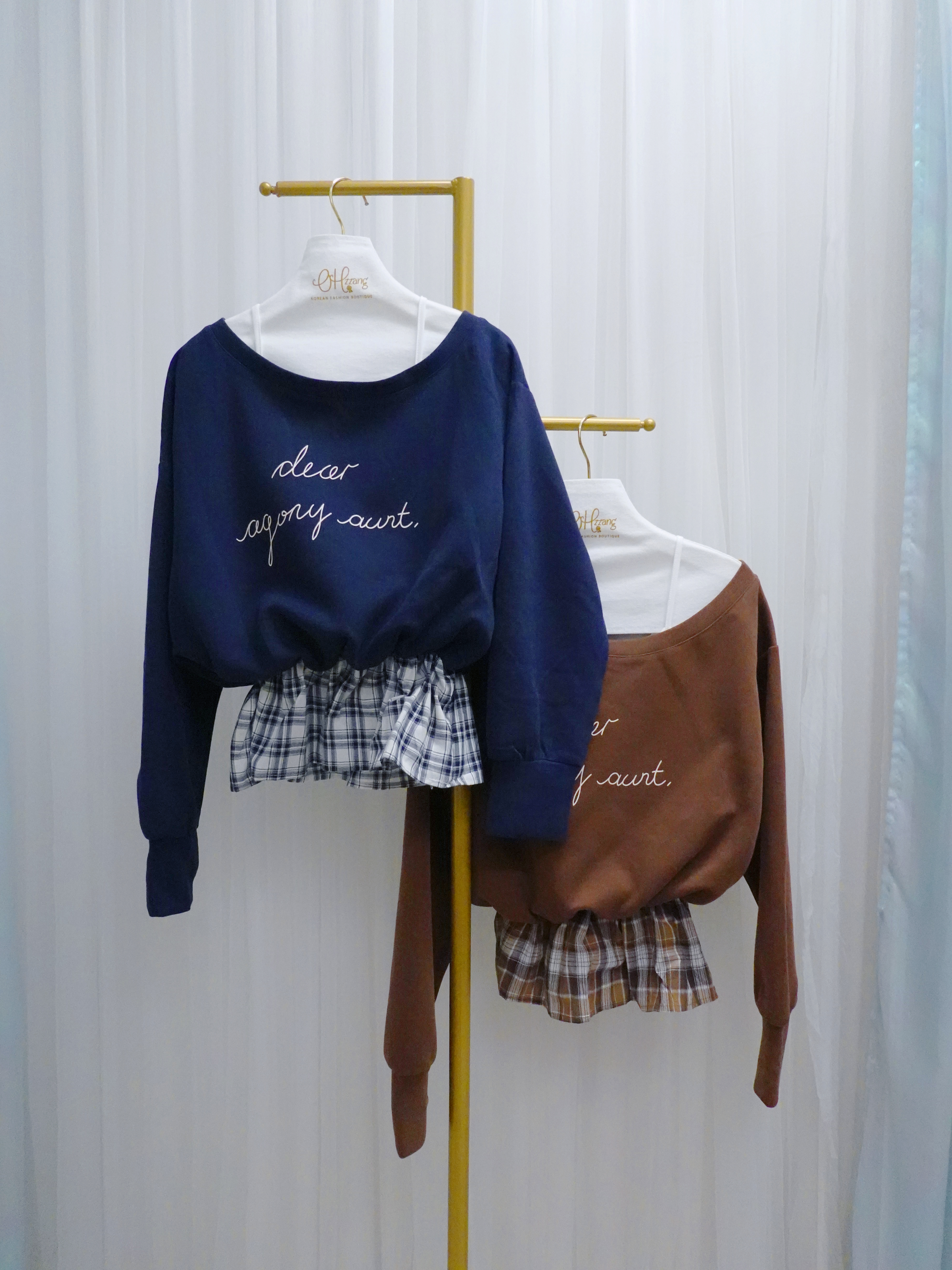 TOP23_11 假2件修腰MTM (3色)