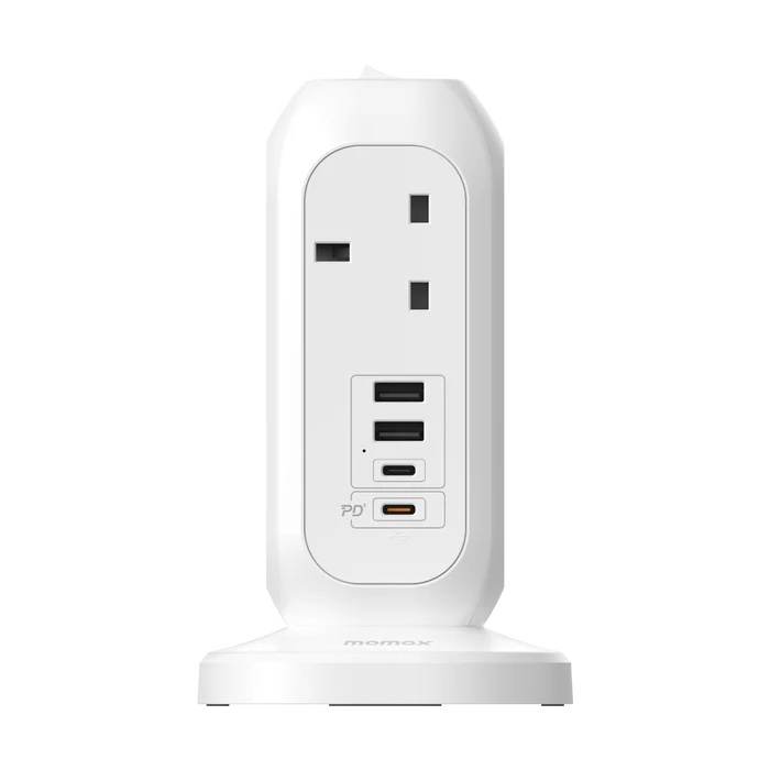 Momax OnePlug PD20W 2A2C 7位拖板 US18