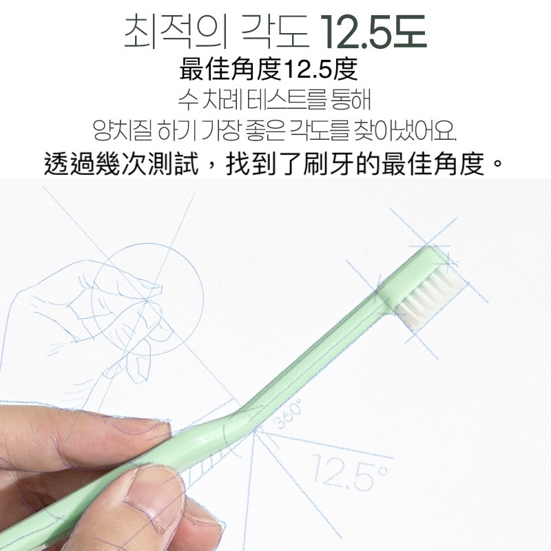 *BiteMe🇰🇷Two Way Dual-headed Ultra Small Toothbrush 兩頭二合一牙刷