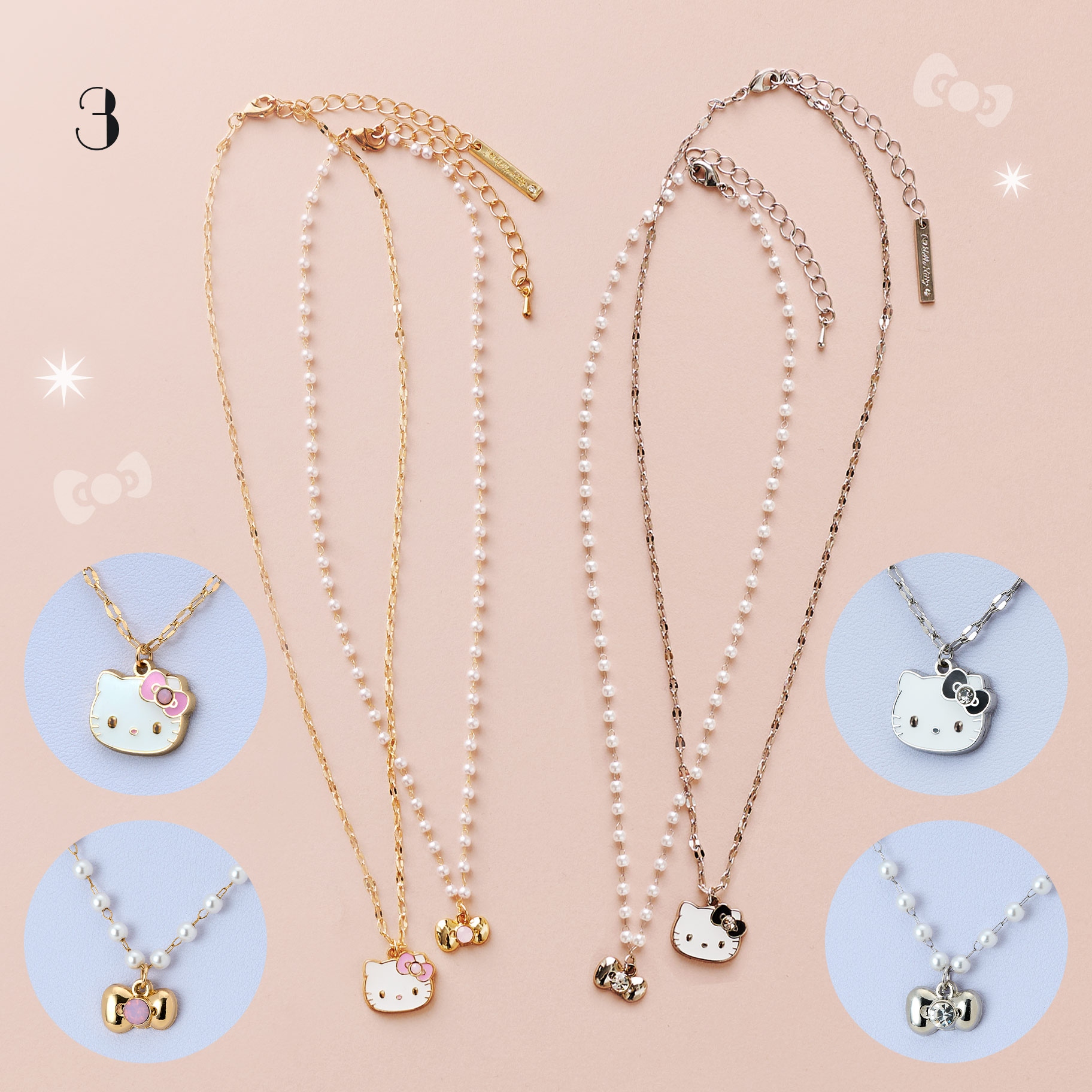 🌸 【預訂】I ♡ Hello Kitty-No.3-頸鏈