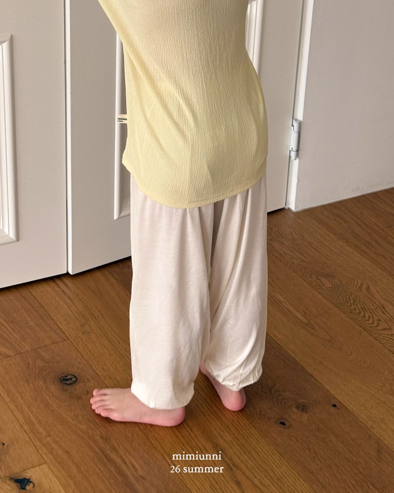 Mimiunni | 1+1 soft pants (Ivory L105-115 +Grey XL 115-120)