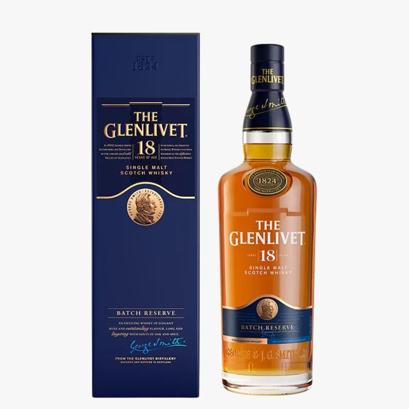 蘭利威 18 年單一麥芽蘇格蘭威士忌 The Glenlivet 18 Year Old Single Malt Scotch Whisky 40% 700ml