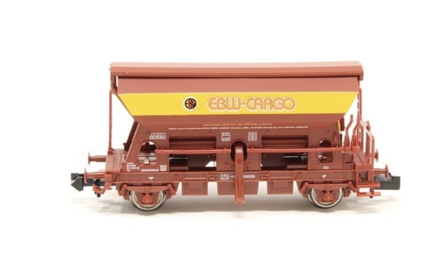 Fleischmann #851102 N-scale 4 piece self-unloading hopper wagon set EBW Cargo Ep V NEW