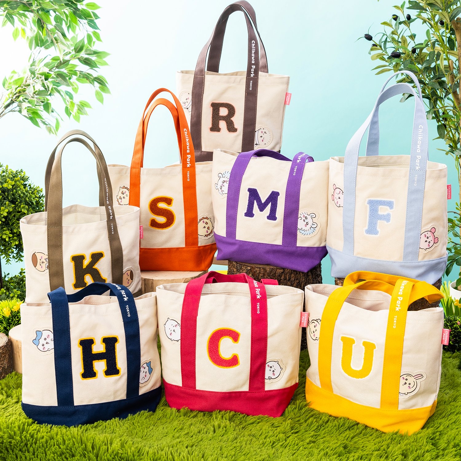 四月連線貨品 - 日本CHIIKAWA PARK 字母款手提袋