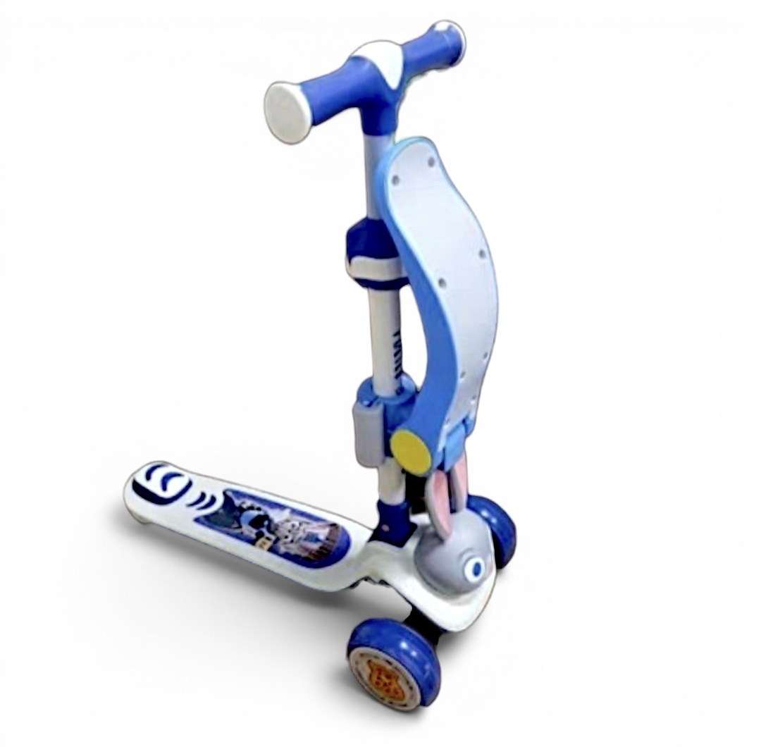 Disney Zootopia Judy 2 in 1 兒童滑板車｜可坐可滑 可摺疊 Scooter 香港現貨