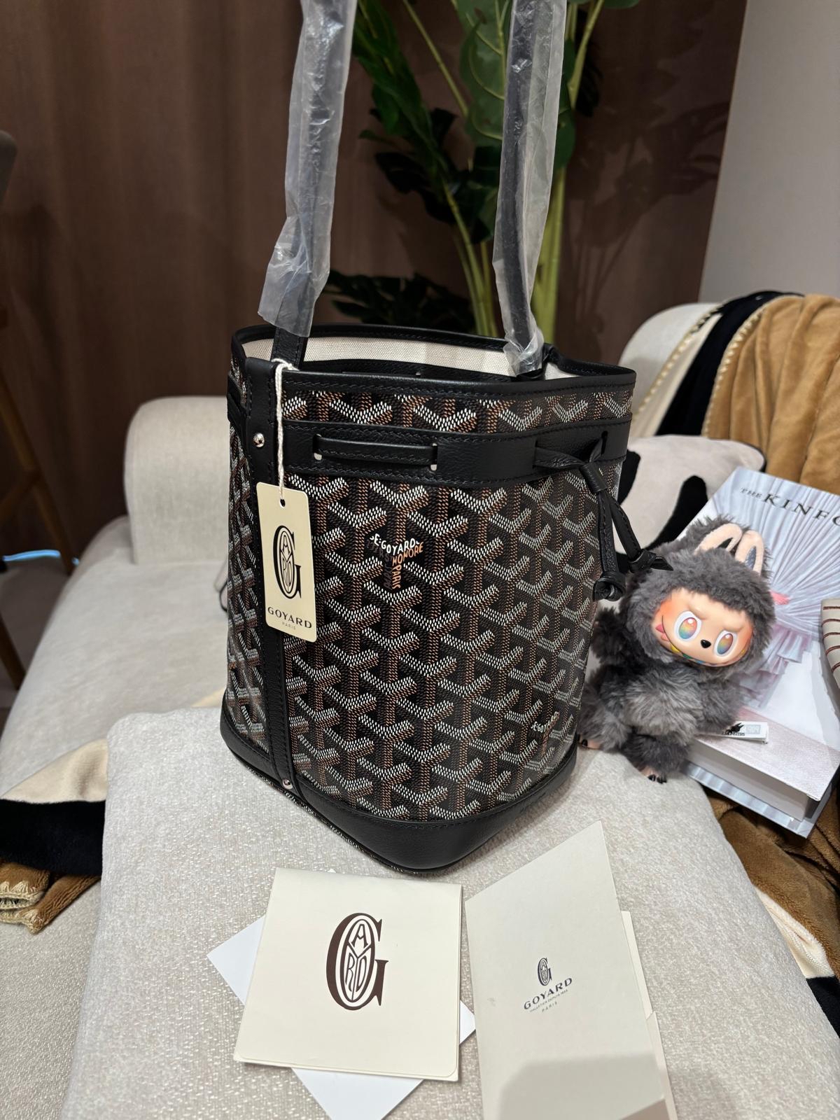 全新 Goyard petit flot bucket bag Black 100%Authentic ,100%new全新貨品 ✅收據✅tap✅dust bag 