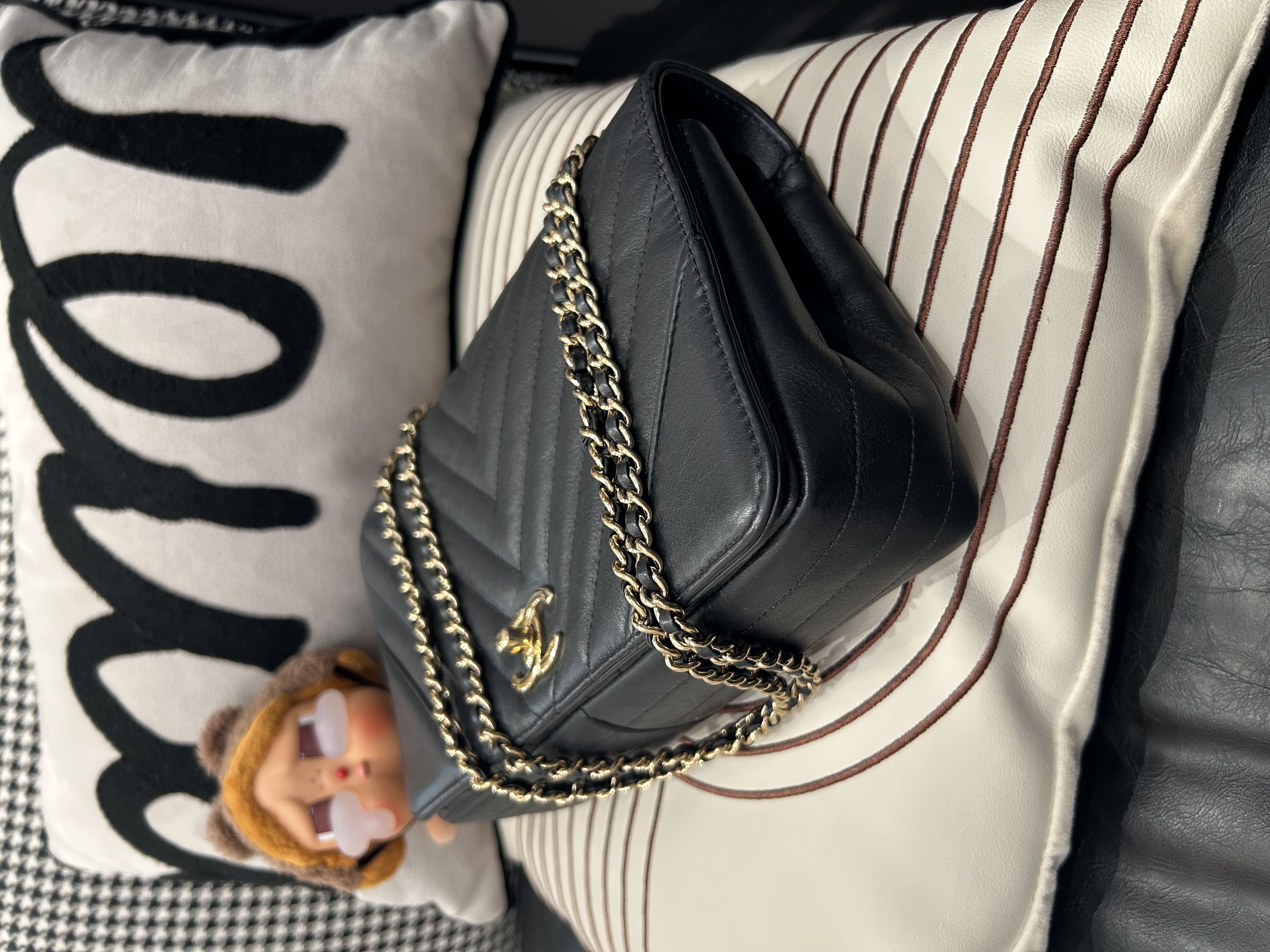 Chanel statement flap,A91587 100%Authentic, 95%new,✅24Card ✅專門店收據 ✅Dust bag