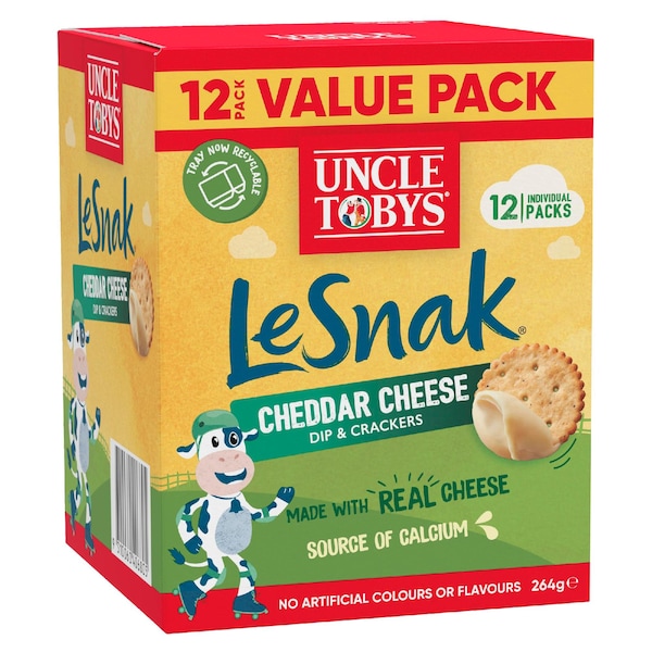 Uncle Tobys Le Snak Cheese Crackers 澳洲芝士餅乾 (各款)