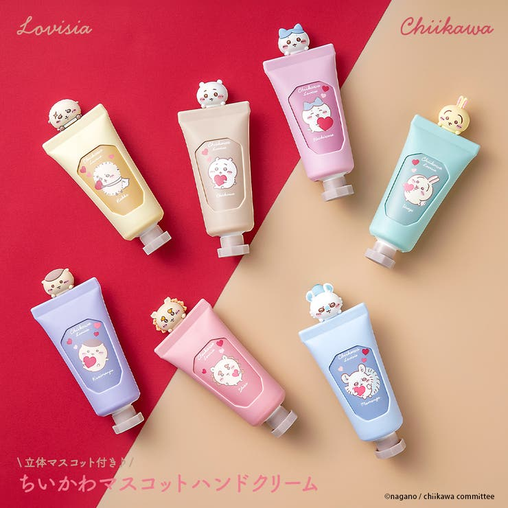 日本直送 Lovisia Chiikawa 角色護手霜｜超萌 3D 矽膠套（全 7 款）