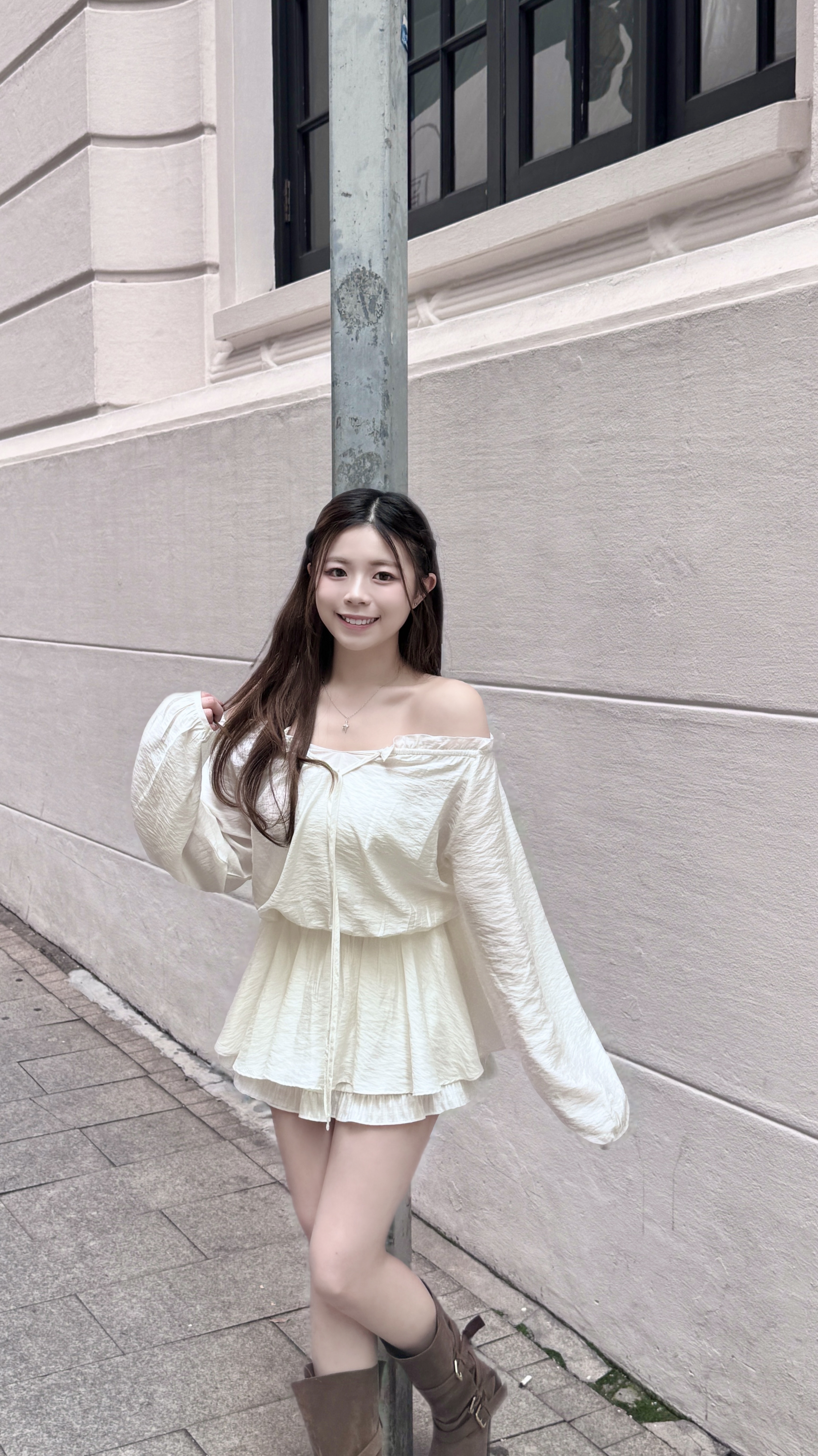 【 🫧今期推薦！法式女孩～超美の花束般設計🌼高質光澤感紋理兩穿OPS✨🤍 】 Paris Girl Blossom Ops(四色入)