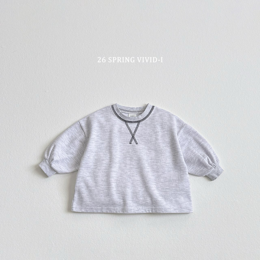 🌸預訂 韓國直送🌸🇰🇷VIVIDI三色撞色縫線寬鬆衛衣