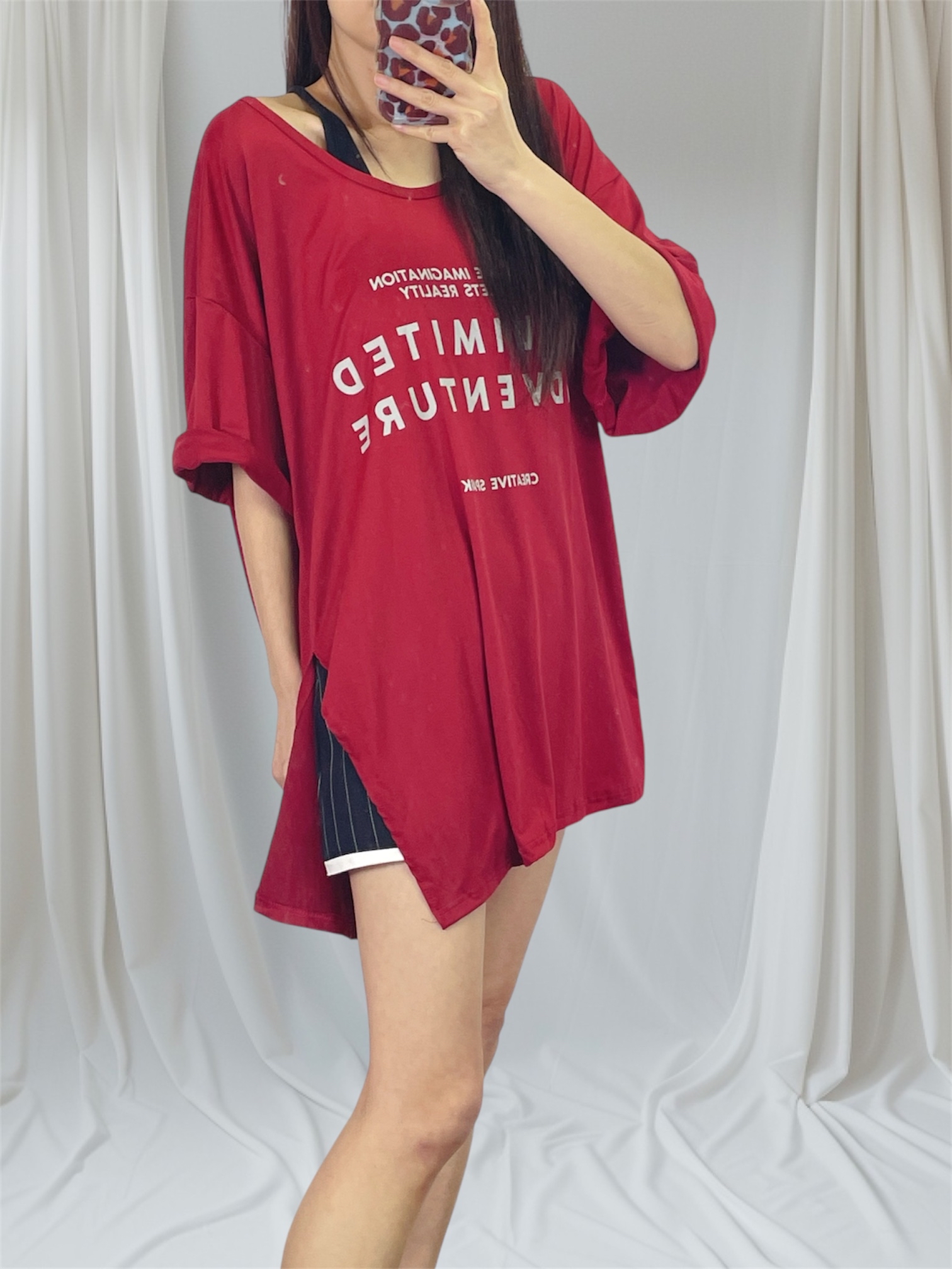 K5560 棉料印字鬆身tee