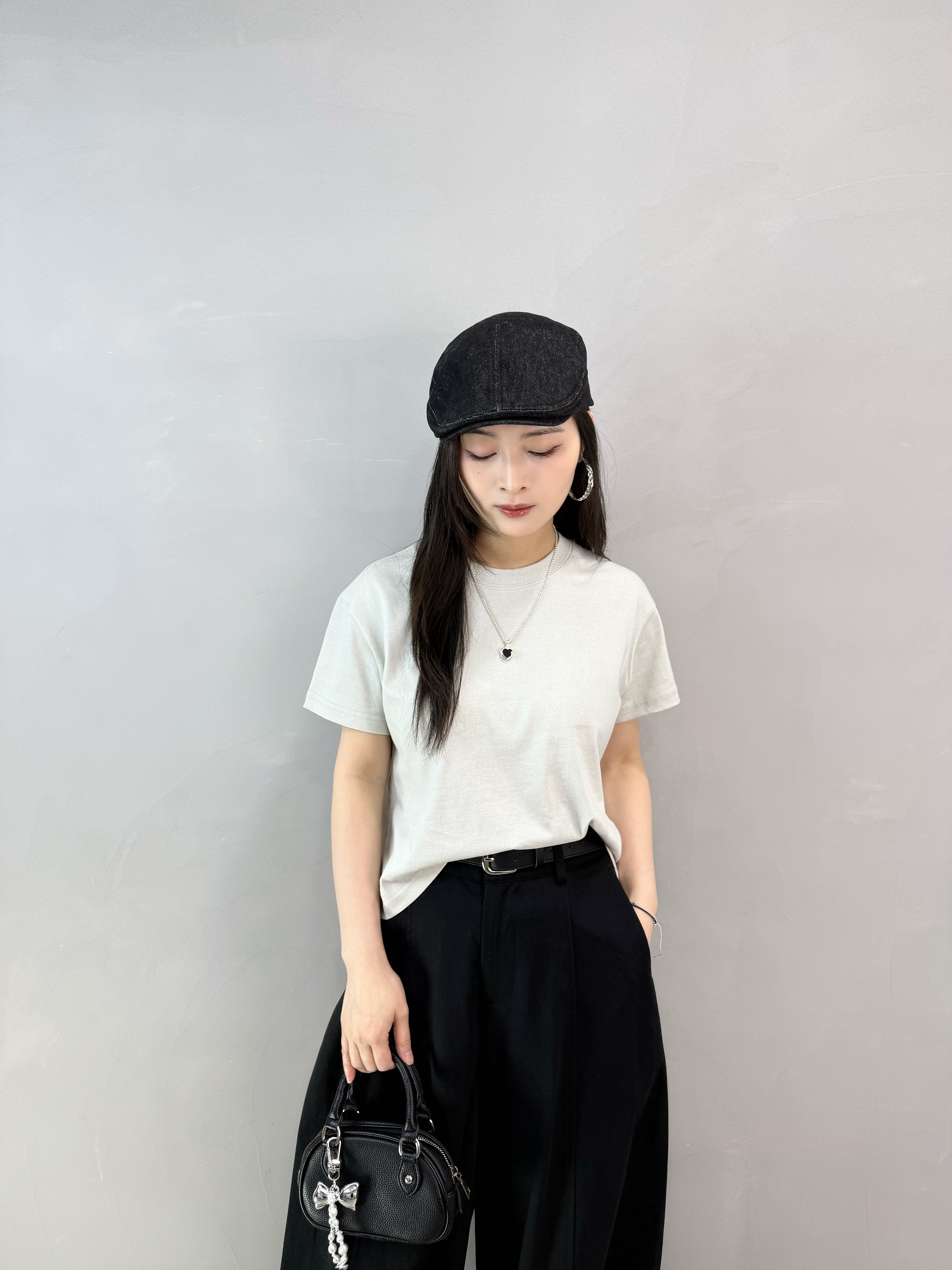 I62 淨色洗水棉Tee