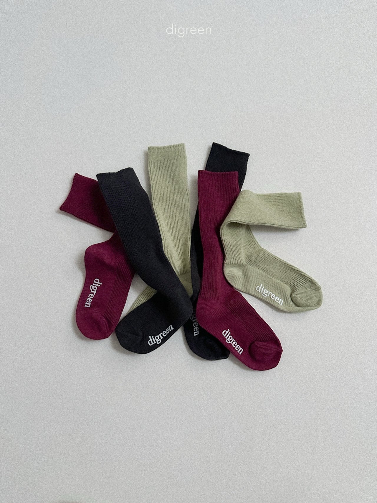 Digreen | socks set of 3(size L17-20cm)ACC