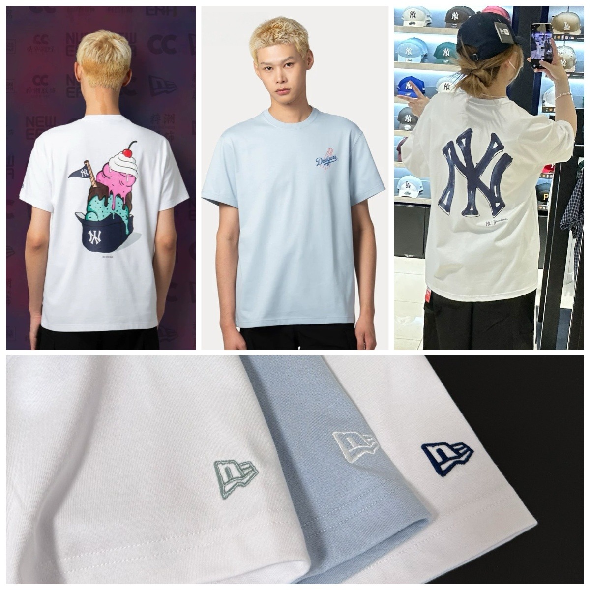 韓國🇰🇷 MLB 雪糕🍦印花短袖 Tee