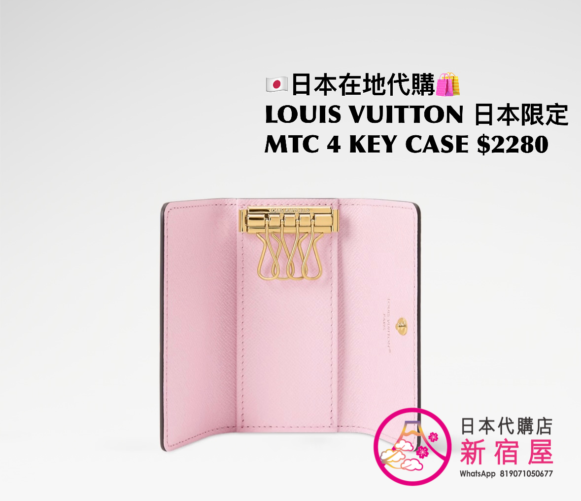 LOUIS VUITTON MULTICLES 4 KEY CASE