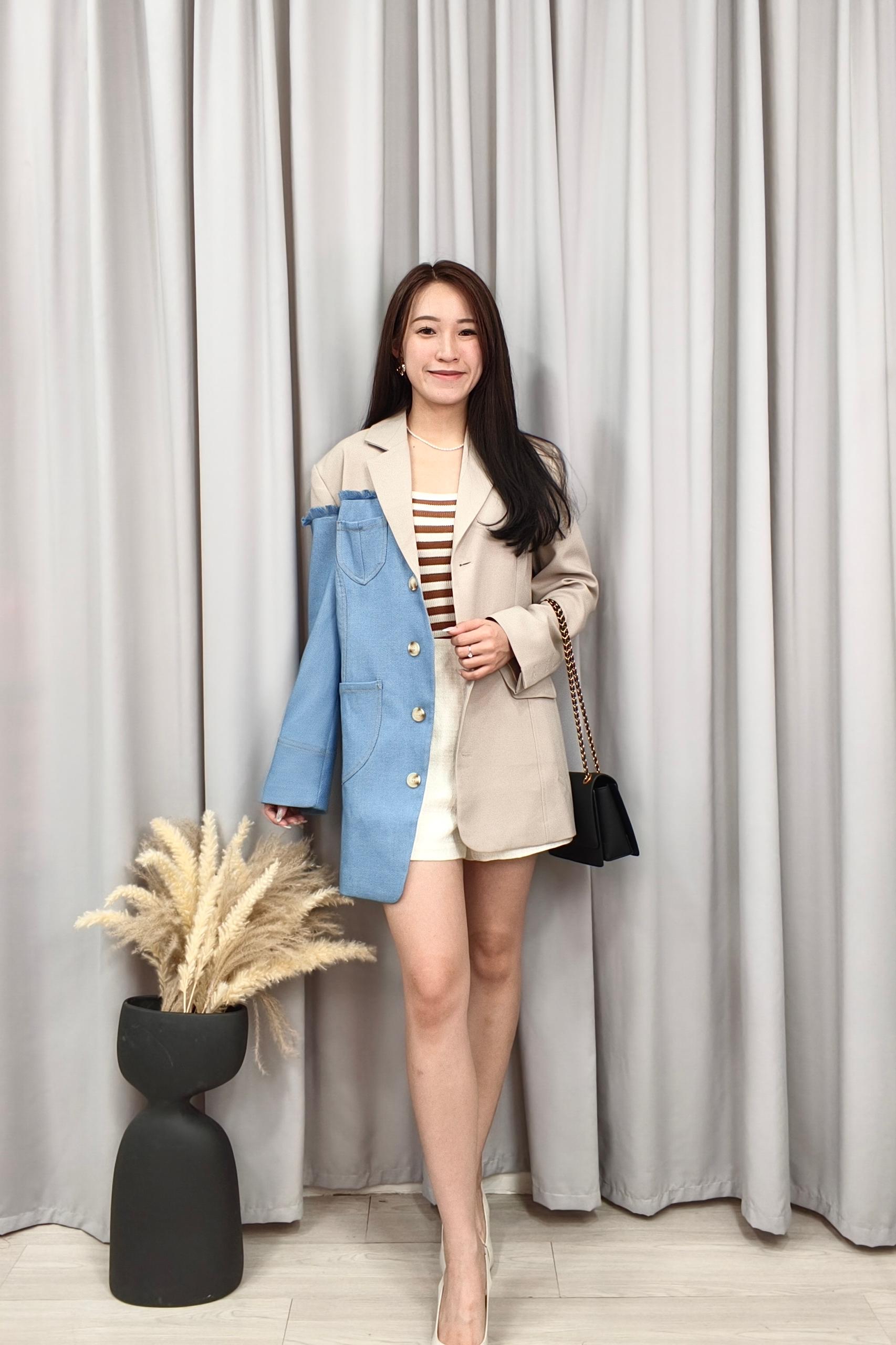 CB2249 Double Colour Design Jacket