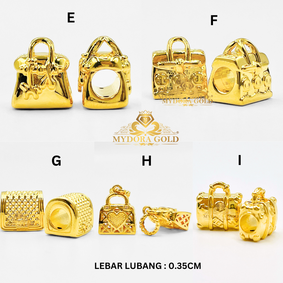 MYDORA Charm Bead LuxeBagg Elegance Collection (5G) l EMAS 916/22K